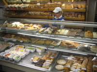 Fresh bakes in the counter in Argos Stromness shop